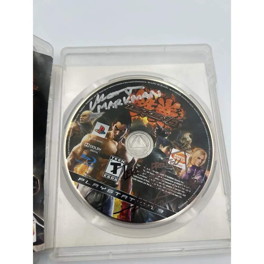 Tekken 6 PS3 SIGNED Autographed by MarkMan & Tekken Project Harada Katsuhiro